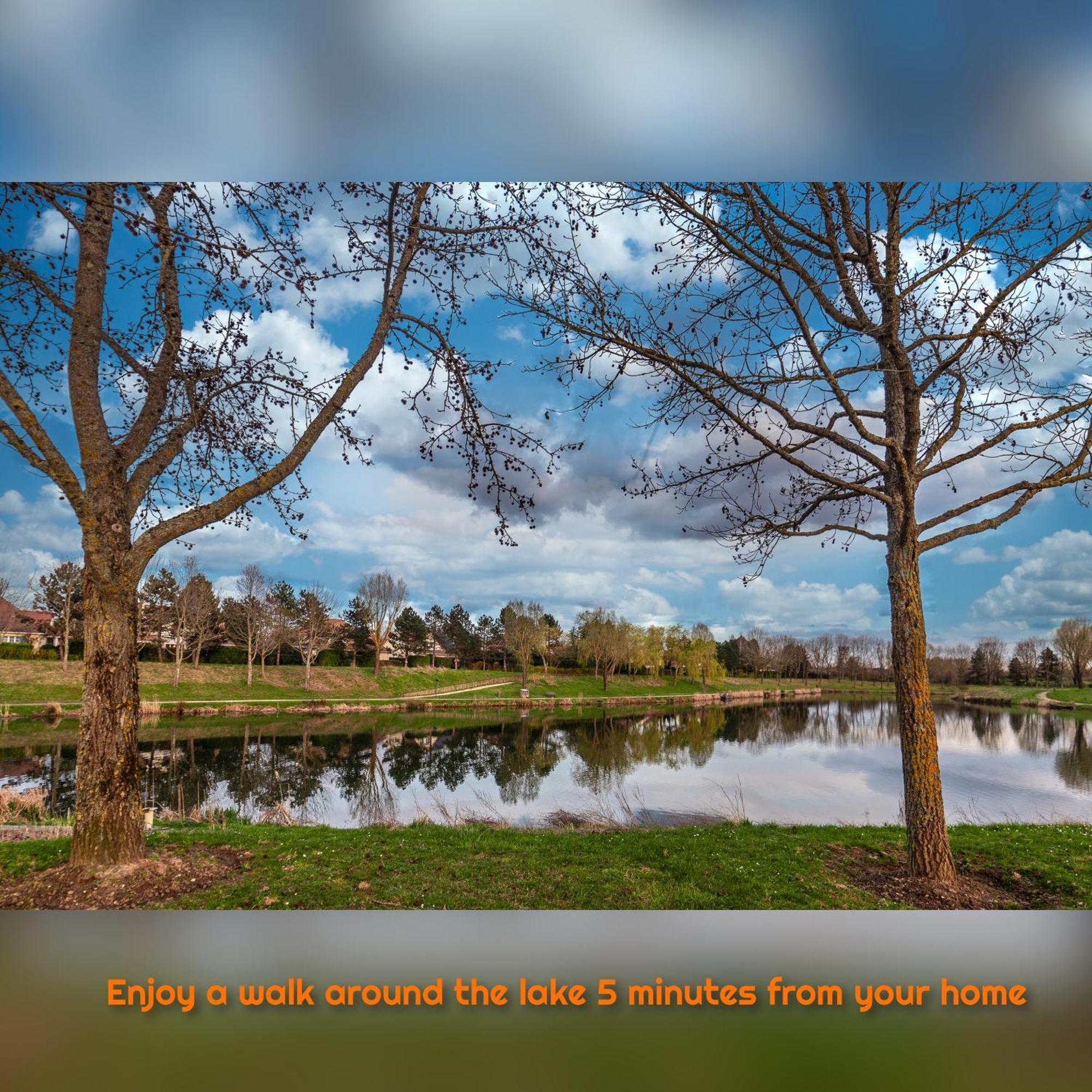 Once Upon A Time - 7Min From Disneyland - Free Private Parking - Self Checkin - Balcony - Barbecue Маньї-ле-Онгр Екстер'єр фото